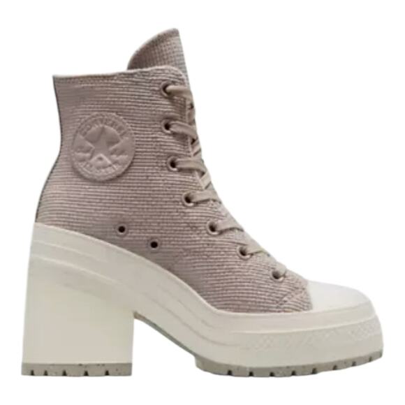 CONVERSE‎ Chuck 70 De Luxe Heel Stone Gray Boots Shoes NEW Men\'s Size 10.5